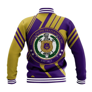 AfricaZone Jacket - Omega Psi Phi Rockie Style Baseball Jacket J5 | Africazone.store9 | Africazone.store