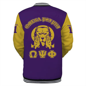 AfricaZone Jacket - Omega Psi Phi 38 Baseball Jacket J5 | Africazone.store