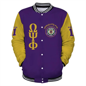 AfricaZone Jacket - Omega Psi Phi 38 Baseball Jacket J5 | Africazone.store