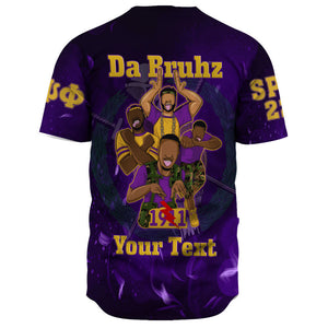 (Custom) Africazone Baseball Jersey - Straight Outta Omega Psi Phi A31 | Africazone.store