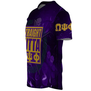 (Custom) Africazone Baseball Jersey - Straight Outta Omega Psi Phi A31 | Africazone.store