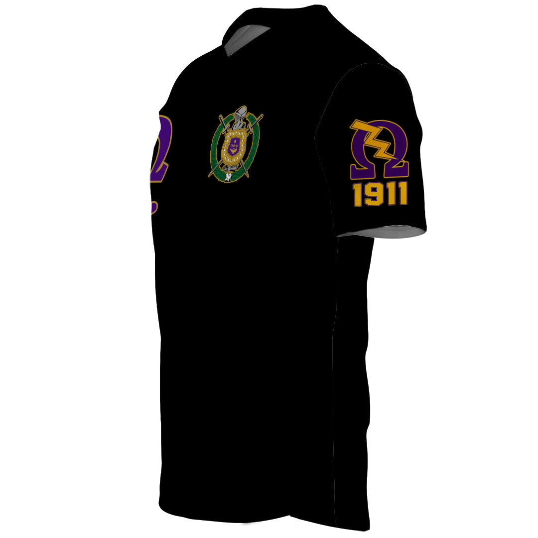 Africazone Baseball Jersey - Omega Psi Phi Fraternity A31 | Africazone.store