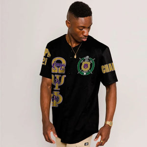 (Custom) Africazone Baseball Jersey - Omega Psi Phi A31 | Africazone.store