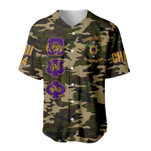 (Custom) Africazone Baseball Jersey - Omega Psi Phi Fraternity Knight A31 | Africazone.store