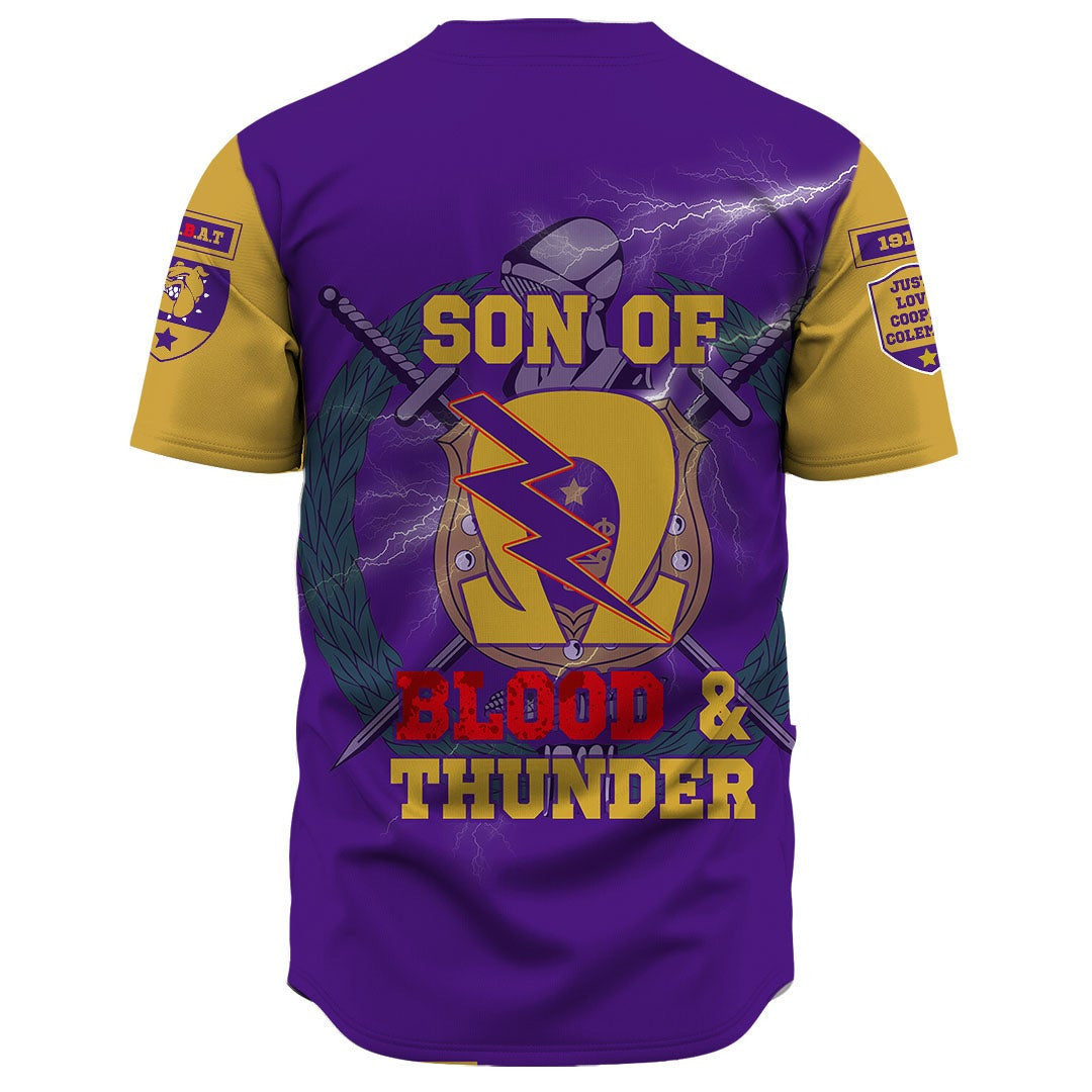 Africazone Baseball Jersey - Omega Psi Phi S.O.B.A.T A31 | Africazone.store