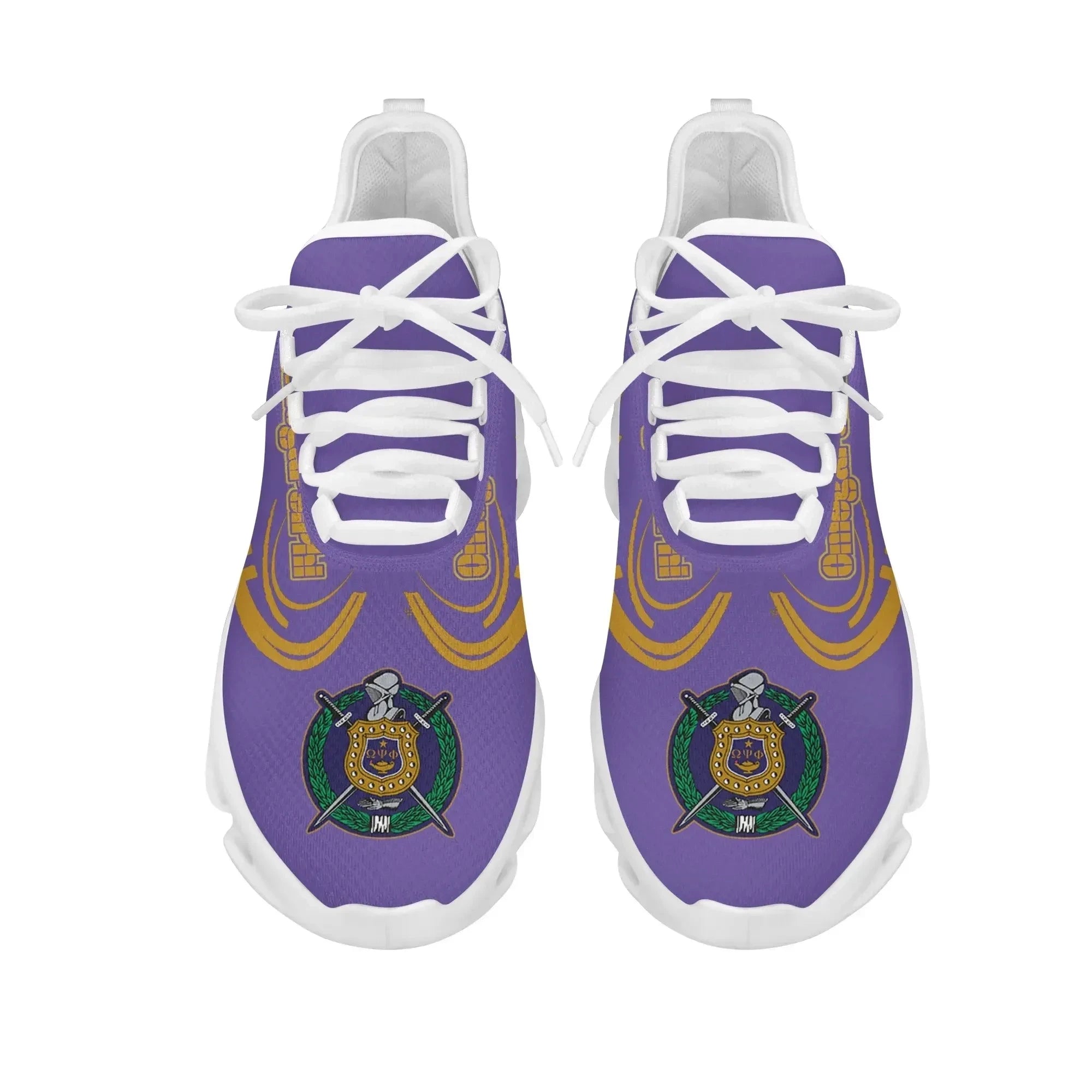 Africazone Shoes - Omega Psi Phi Baseball Style Clunky Sneakers J5 | Africazone.store