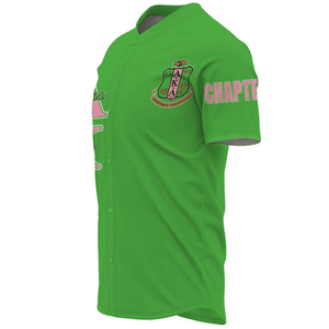 AKA Sorority (Green) Baseball Jerseys | Africazone.store