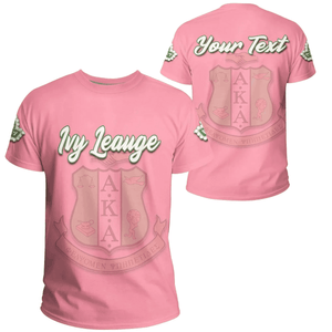 Africa Zone Greek Life Clothing - Personalised AKA Sorority T-shirt J5