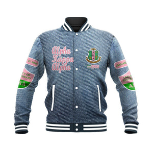 Jeans AKA Sorority Baseball Jacket