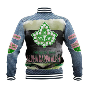 AKA Sorority Baseball Jacket