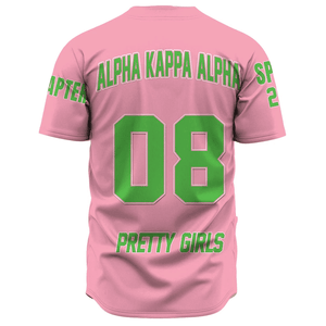 AKA Sorority (Pink) Baseball Jerseys | Africazone.store