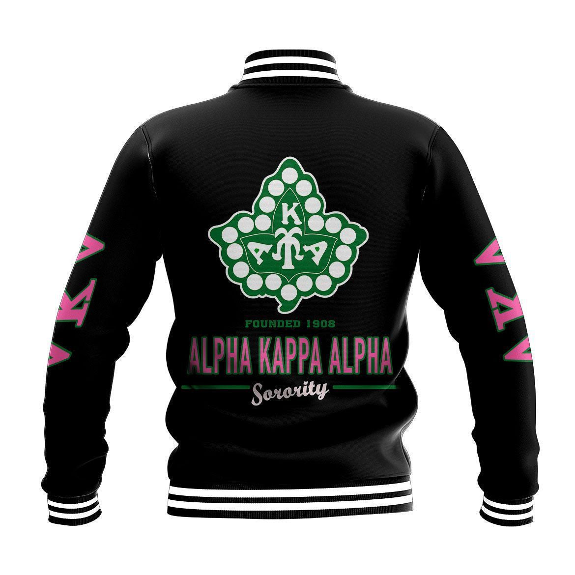 AKA Sorority Baseball Jacket