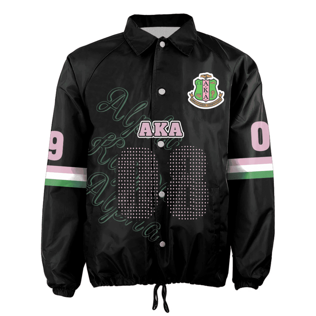 Africa Zone Greek Life Clothing - NineT-shirtn08 AKA Sorority Crossing Jacket A31