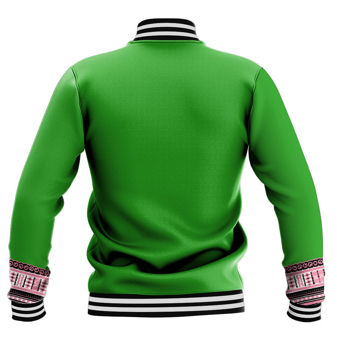 Africa Zone Greek Life Clothing - AKA Sorority Hye Won Hye Dashiki Baseball Jackets A31