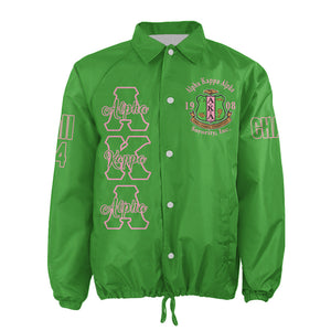 (Custom) Africa Zone Greek Life Clothing - AKA Sorority Crossing Jacket A31