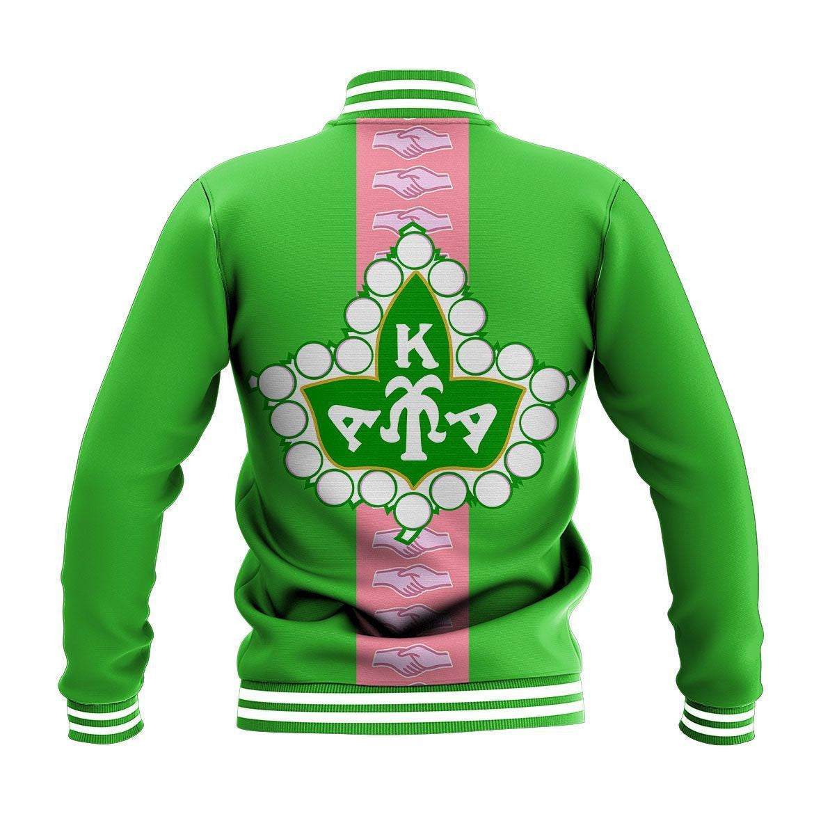 Africa Zone Greek Life Clothing - Ivy 1908 AKA Sorority Baseball Jacket J5
