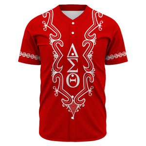 Africa Zone Greek Life Clothing - Delta Sigma Theta Sorority Hye Won Hye Dashiki Baseball Jerseys A31
