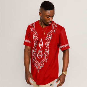 Africa Zone Greek Life Clothing - Delta Sigma Theta Sorority Hye Won Hye Dashiki Baseball Jerseys A31