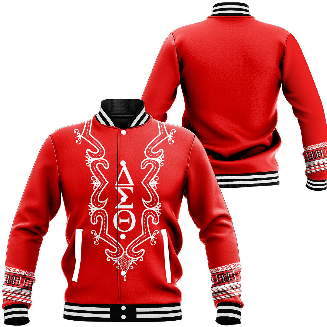 Africa Zone Greek Life Clothing - Delta Sigma Theta Sorority Hye Won Hye Dashiki Baseball Jackets A31