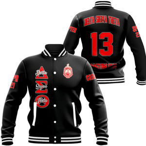 (Custom) Africa Zone Greek Life Clothing - Delta Sigma Theta Sorority Baseball Jackets A31