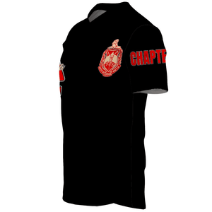 (Custom) Africa Zone Greek Life Clothing - Delta Sigma Theta Sorority Baseball Jerseys A31
