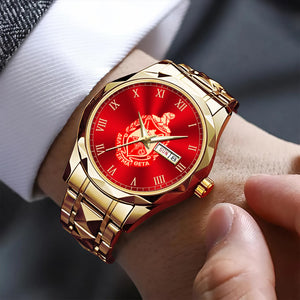 Africa Zone Greek Life Accessories - Delta Sigma Theta Sorority Alloy Luxury Quartz Watch A31