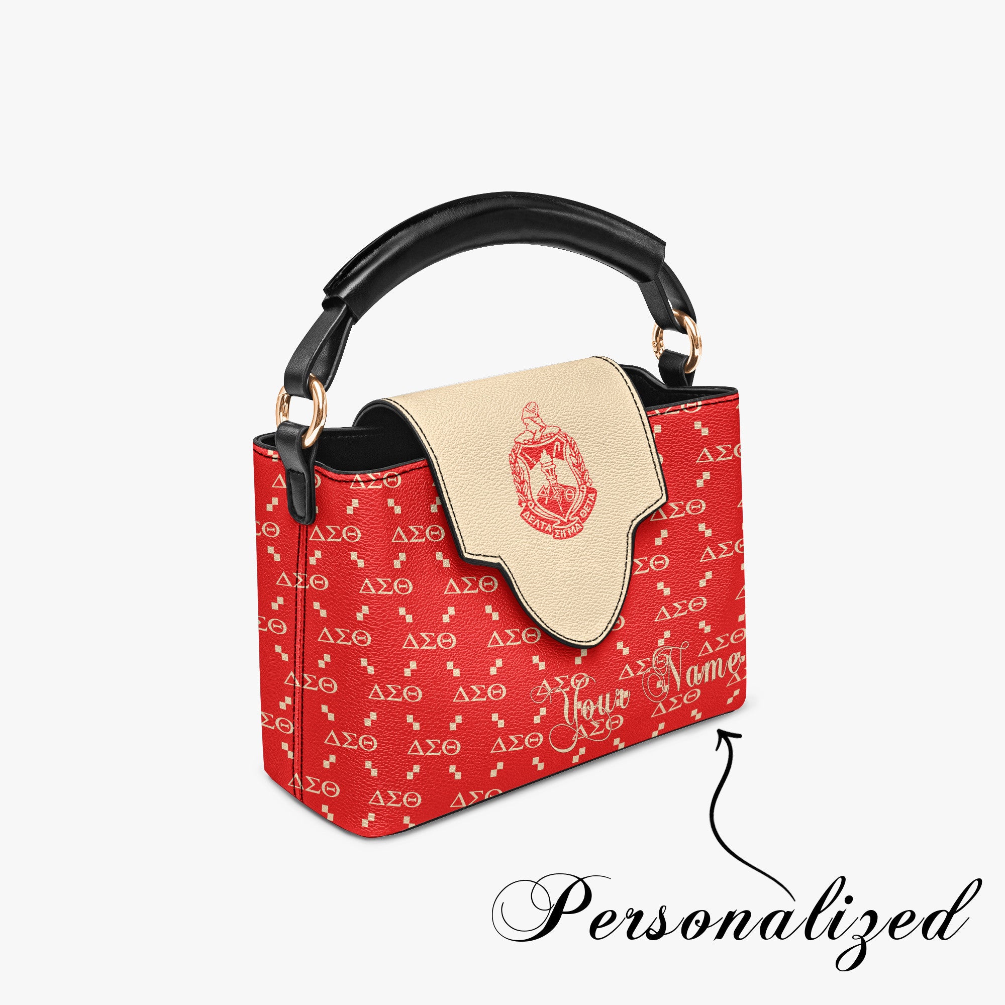 Africa Zone Greek Life Accessories - Delta Sigma Theta Sorority Mini Delicate Women’s Crossbody Bag A31