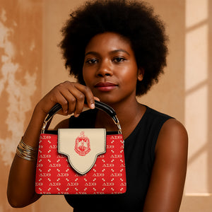 Africa Zone Greek Life Accessories - Delta Sigma Theta Sorority Mini Delicate Women’s Crossbody Bag A31