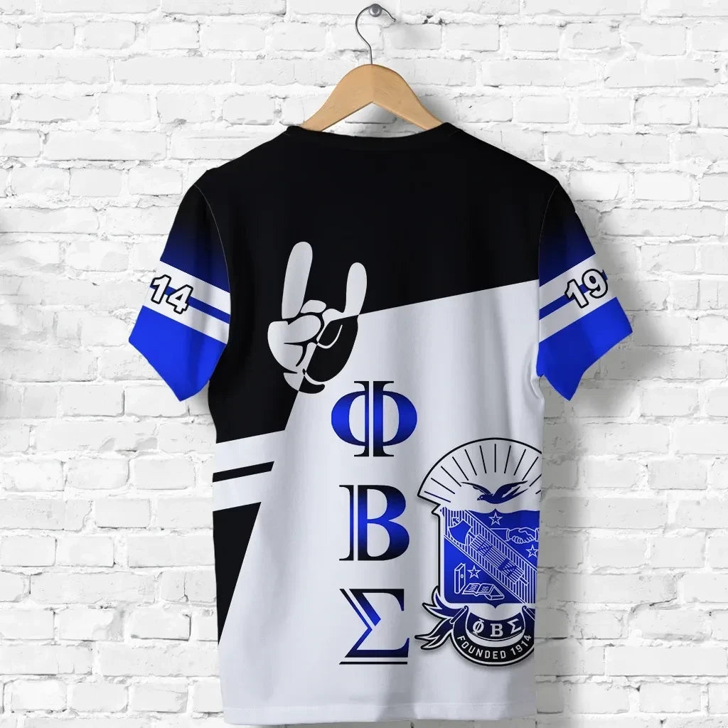 Africa Zone T-shirt - Personalized Newest Phi Beta Sigma (Black) T-shirt J5