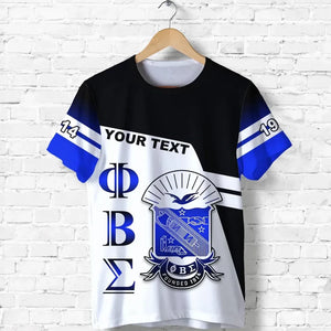 Personalized Newest Phi Beta Sigma (Black) T-shirt