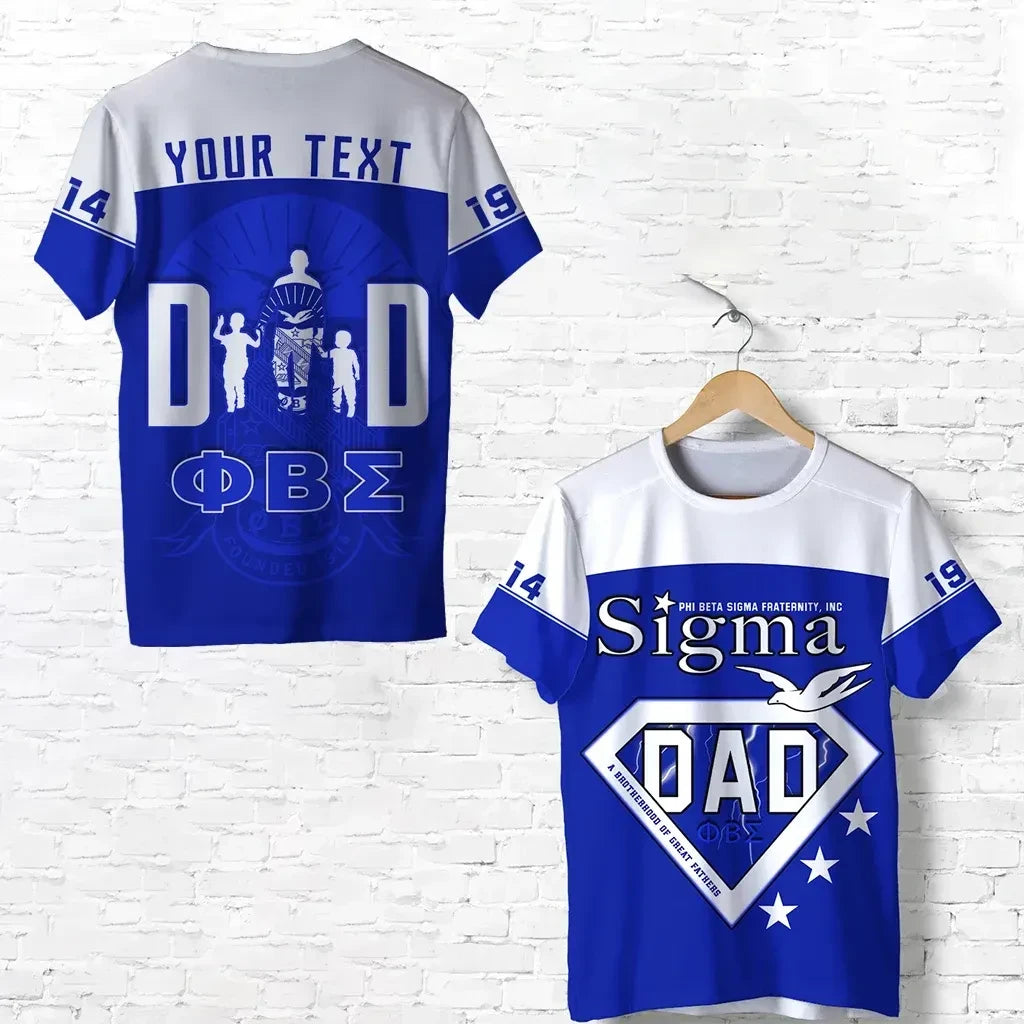 Personalized Phi Beta Sigma Happy Father'S Day T-shirt