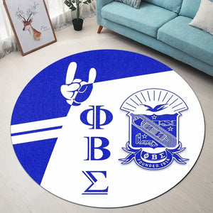 Newest Phi Beta Sigma Version 2 Round Carpet