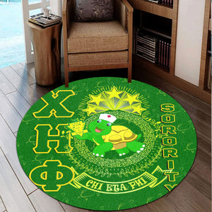 Africa Zone Round Carpet - Chi Eta Phi Sorority Turtle Pattern Round Carpet | Lovenewzealand.co
