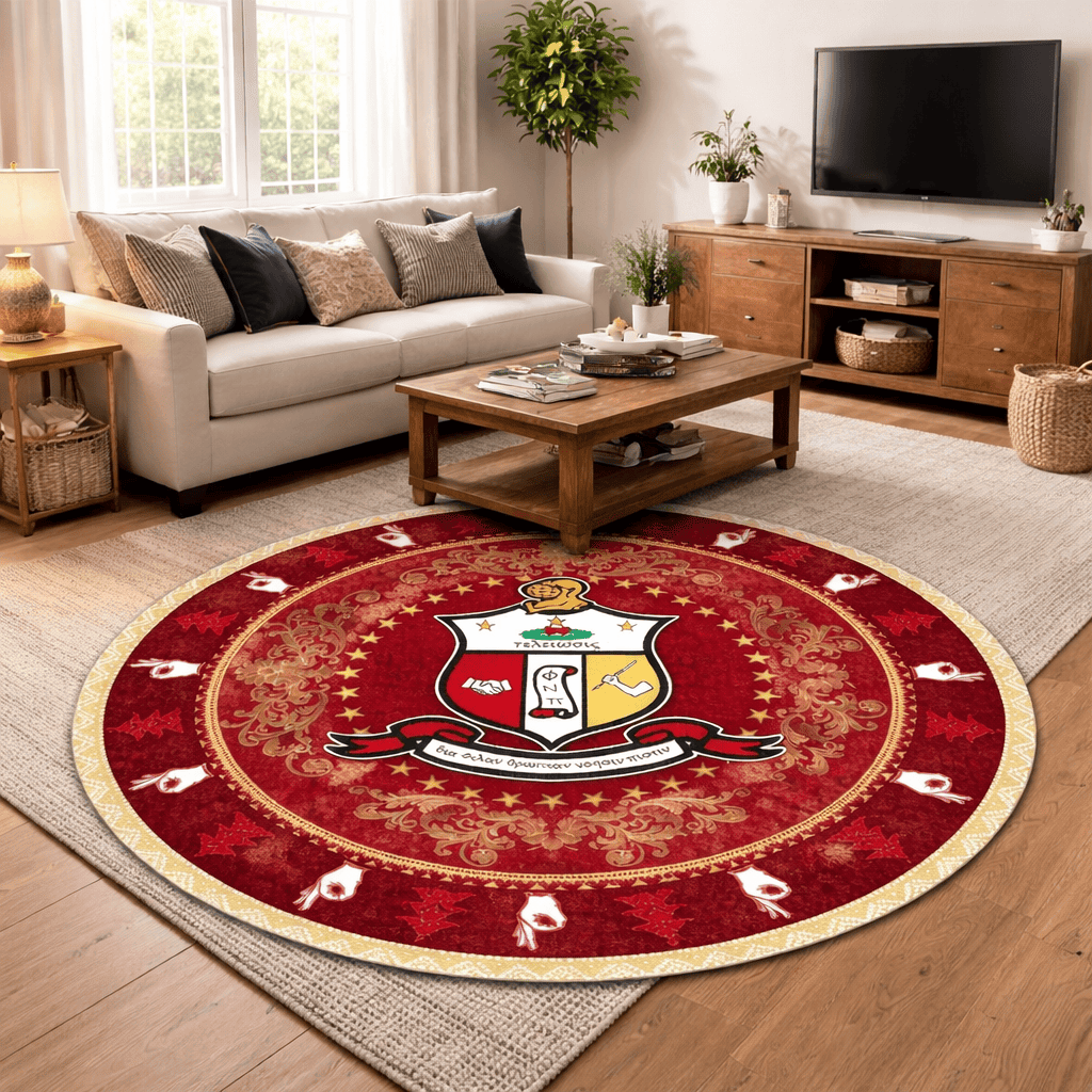 Nupes 1911 Handsign Round Rug - Legacy Home Decor